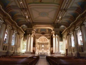 Main Sanctuary of Nativity BVM Catholic Church in Port Richmond, Philadelphia